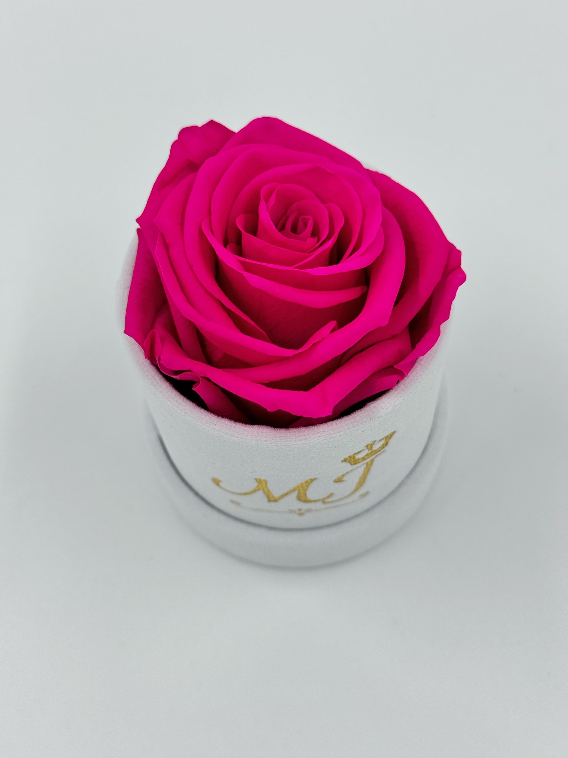 Elegance Medium Pink Rose Small White Box 2 PBBR1-Petite-boite-blanche-rose-rose