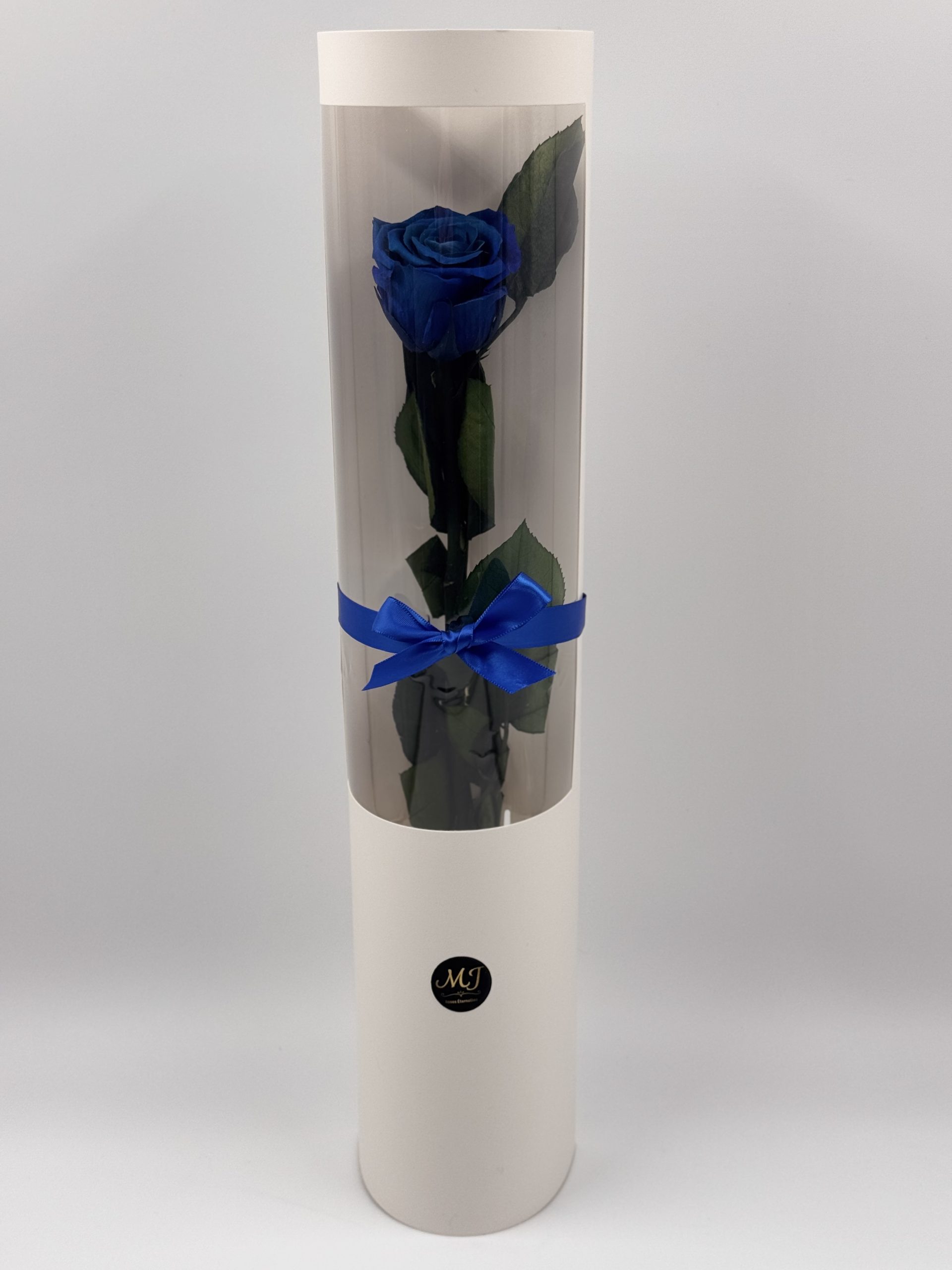 Eternal Rose Mistery Blue with Stem (White Cylinder Packaging) 1 Eternal Rose Mistery Blue with Stem (White Cylinder Packaging)