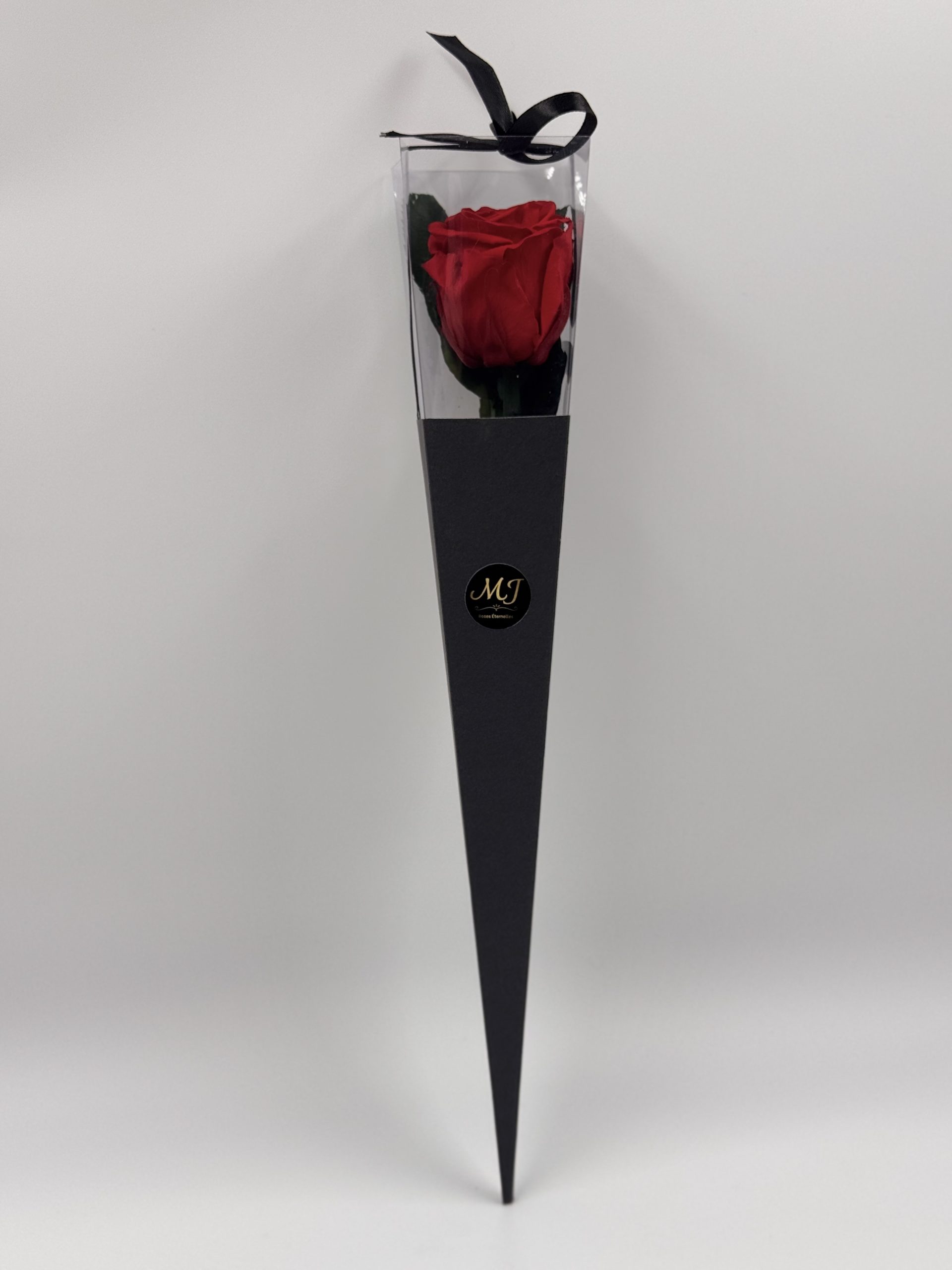 Eternal Rose Beauty Red with Stem (Black Triangular Packaging) 1 Eternal Rose Beauty Red with Stem (Black Triangular Packaging)